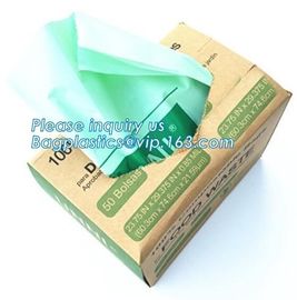 OEM 100% Compostable Eco Friendly Biodegradable Garbage Bags, 100% biodegradable compostable plastic garbage bags