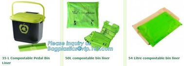 Eco Friendly Corn Starch Compostable Plastic Bag For Shopping, biodegradable compostable garbage bag for kitchen