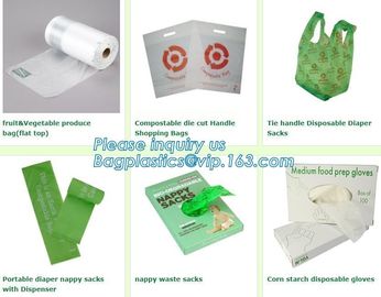 100% compostable PE garbage bag, 100% biodegradable and compostable dog waste bag, ECO-friendly high quality compostable