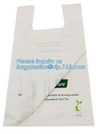 ECO-friendly high quality compostable towel Packing bags with customized design, t shirt Compostable plastic bag