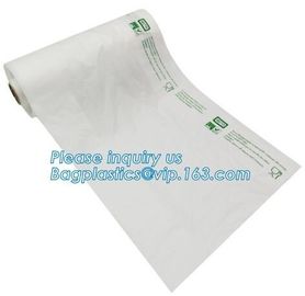 Biodegradable HDPE Food Grade Plastic Packing Freezer Food Fruit Shopping Bag, home compostable garbage bag