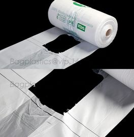 Cornstarch 100% compostable bio degradable vest shopping plastic bags, Compostable Vietnam Shopping Packed Bags