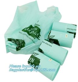 cornstarch garbage biodegradable kitchen bin liner compostable flat trash bag on roll, Biobag Compostable Kitchen Caddy