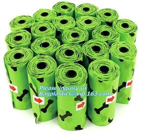 Cornstarch Based Eco Compostable Dog Poop Pick Bag - 4Refill Rolls,60Bags, EN13432 BPI OK compost home cheap price high