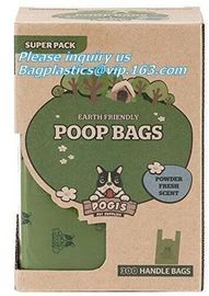 pet supplies products biodegradable plastic compostable pet poop bags, Eco-friendly Compostable Pet Poop Bag