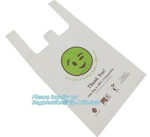 biodegradable packing bags, Biobag Compostable T-Shirt Bag, Compostable t-shirt bag, degradable bag manufacturer vest ca