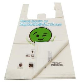 biodegradable packing bags, Biobag Compostable T-Shirt Bag, Compostable t-shirt bag, degradable bag manufacturer vest ca