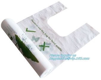 100% Biodegradable plant-based shopping bag, charity donation bags for cloths packing, fully biodegradable compostable P