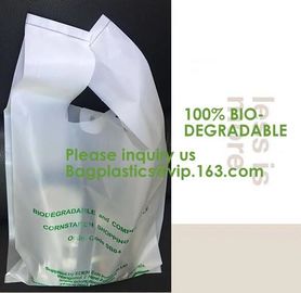 custom printed logo biodegradable compostable trash dog poop bag for kitchen waste,100% Biodegradable Bags Compostable M