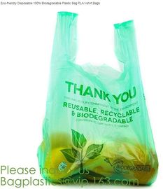 Eco friendly Compostable Dog Poop Bags Shopping bags Supermarket Shopping Bags T-shirt Bags Compostable Bags Trash Bags