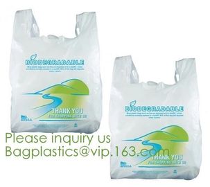 Eco friendly Compostable Dog Poop Bags Shopping bags Supermarket Shopping Bags T-shirt Bags Compostable Bags Trash Bags