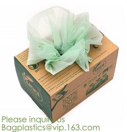 Hospital Medical Custom Printed Plastic Scented Compostable Bio Degradable Garbage Bags With Logo,bagease bagplastics