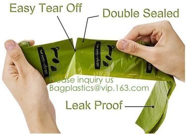 custom size 100% biodegradable EN13432 compostable trash bags from China factory,OK COMPOST bio degradable plastic bag