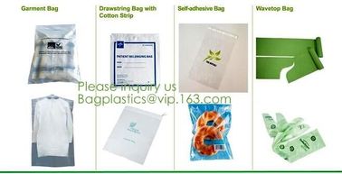 Eco friendly Compostable Biodegradable commercial bags,100% Environment Friendly Compostable Cornstarch Garbage Bags pac