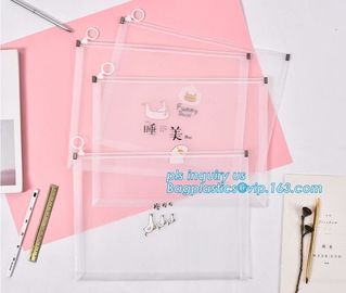 Apparel Garment Clothing package PE slider zip bag, zipper Zip lockk packaging bags with slider zipper,pvc packaging bags