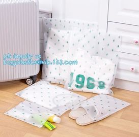 transparent PVC Zip lockk plastic packaging bags with slider zipper， babyuse products plastic packaging bags with slider z