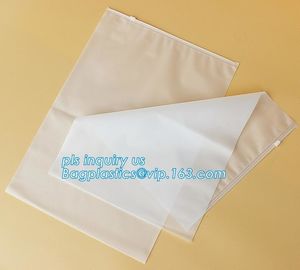 PE &amp; PP double slider wholesale pe plastic file pouch with zipper, PP Plastic Slider Zip Lock A4 Doucment Files Holder B