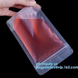 poly zip bags leakproof plastic slider zipper bags for packaging, slider Zip lockk printed pvc zipper bags, quad sealed sl