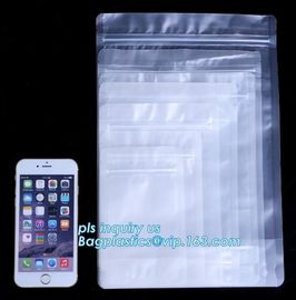 poly zip bags leakproof plastic slider zipper bags for packaging, slider Zip lockk printed pvc zipper bags, quad sealed sl