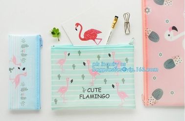 A3/A4/A5/A6/B4/B5/B6/B8 Zipper gridding Mesh Bag File Document Bag School Office Supply PVC File Folder