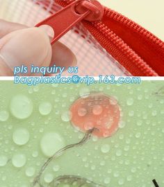 PVC Stationery Bag With Plastic bags, Slider Pen Pencil Rules Packaging Bags, square bottom zipper type plastic bag