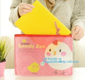 Kids Stationery Clear Pvc slider Bag For Pencil/Rules/Stockings/Socks, pvc vinyl zipper bag/vinyl slider bag