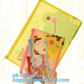 Kids Stationery Clear Pvc slider Bag For Pencil/Rules/Stockings/Socks, pvc vinyl zipper bag/vinyl slider bag