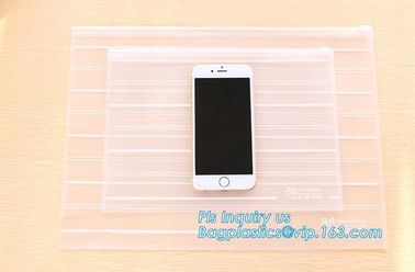 Clothes Packaging Suited Frosted PVC/EVA Vinyl Slider Top Zipper Bag For Swimwear, vinyl toiletry zipper bag pvc slider