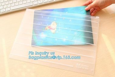Clothes Packaging Suited Frosted PVC/EVA Vinyl Slider Top Zipper Bag For Swimwear, vinyl toiletry zipper bag pvc slider
