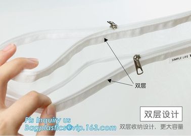 vinyl PVC Net Pattern Mesh Bags with zipper, A4 Mesh Zip Document Wallet Folder Pencil Case File Secury Storage Bag