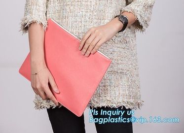 a4 mesh zipper document bag a5 plastic folder for office, Promotional Hot PVC mesh File And Document Bag With Zip Lock