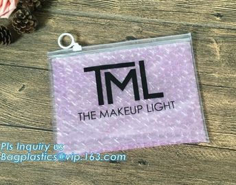 3 Side Seal Air Bubble Bag, Slider Zip lockk Zipper Bubble Bag,Die Cut Slider Bubble Bag, Different Size Back Seal Air Bub