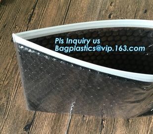 3 Side Seal Air Bubble Bag, Slider Zip lockk Zipper Bubble Bag,Die Cut Slider Bubble Bag, Different Size Back Seal Air Bub