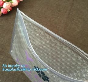 Mailer Slider Air Zip lockk Bubble Bag, Air Bubble Slider Bag/Big Discount 3 Side Seal Zip lockk Bubble Bag, slider zipper b
