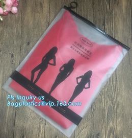 underwear bra packaging slider Zip lockk bags, customized slider zipper bag, top slider zipper bag zipper silver foil garm