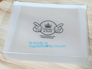 packaging moistureproof custom slider lock zipper bag, Slider zipper quad seal bag, China Manufacturer Clear Vinyl Slide