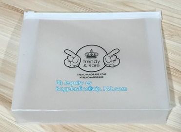 packaging moistureproof custom slider lock zipper bag, Slider zipper quad seal bag, China Manufacturer Clear Vinyl Slide