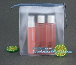 Slider Zip lockk bag with writable panel for easy label, reclosable slider plastic bags, snack plastic cosmetic slider pac