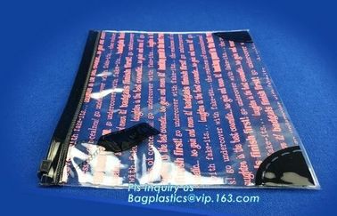 PVC Slider zipper bag plastic bag with zipper, slider zipper plastic bag for packaging, slider zipper pvc pouch clear vi