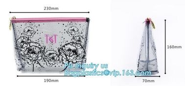 PVC Slider zipper bag plastic bag with zipper, slider zipper plastic bag for packaging, slider zipper pvc pouch clear vi