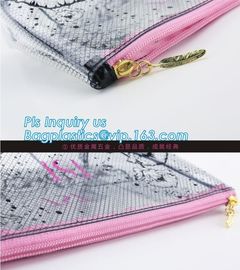 PVC Slider zipper bag plastic bag with zipper, slider zipper plastic bag for packaging, slider zipper pvc pouch clear vi