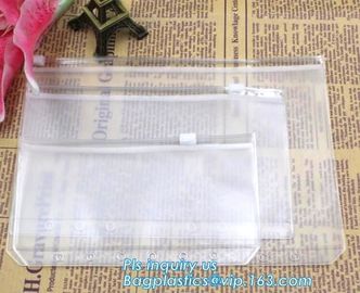 reusable promotional Plastic LDPE slider zipper bags, metallized film bottom loaded slider zipper packaging gloss finish