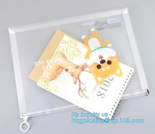 Slider Poly Waterproof Plastic Zip Lock Custom Clothing Bag, frosted swimwear PVC vinyl Bag with slider zipper, slider