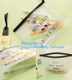 Cosmetic Zip Bag / Make Up / Toiletry / Washbag, Polyester Make Up Wash Bag Travel Cosmetic Bag with Two Sliders Zipper