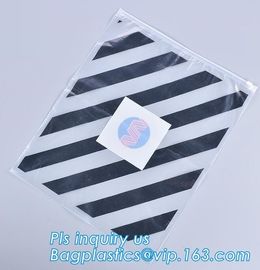 Resealable zipper grape bag fruit packaging bags plastic slider bag, Matte finished apparel plastic packaging bag slider