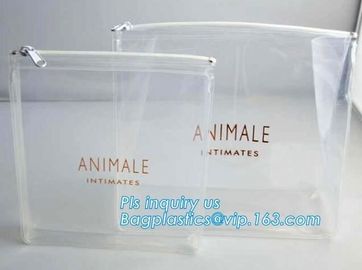 Printed slider Zip lockk plastic resealable clothes zipper bag, Eva Plastic Slider Zipper Clothes Packing Bag With Custom