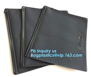 Cosmetic Packaging Customized Clear PVC Travel Slider Bag/Manufacture pvc packaging bag,packaging pvc bag, slider zipper