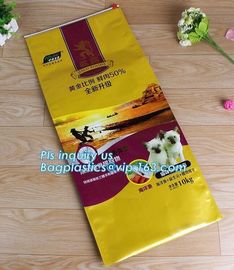 Aluminum foil pet dog food packaging bag/plastic packaging bags for animal treats/dog food packaging bags, slider zipper