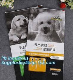 Slider Zipper Pocket Chinese Product Disposable Printed Pet Pouch Craft Plastic Soft Zip Lock Stand Up Dog Food Bag