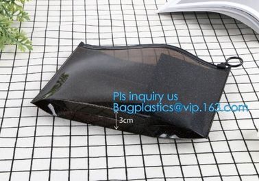 Zip lockk bag for swimwear packaging, Resealable slider zip lock plastic bags, Pvc Pouch good quality with zipper packing